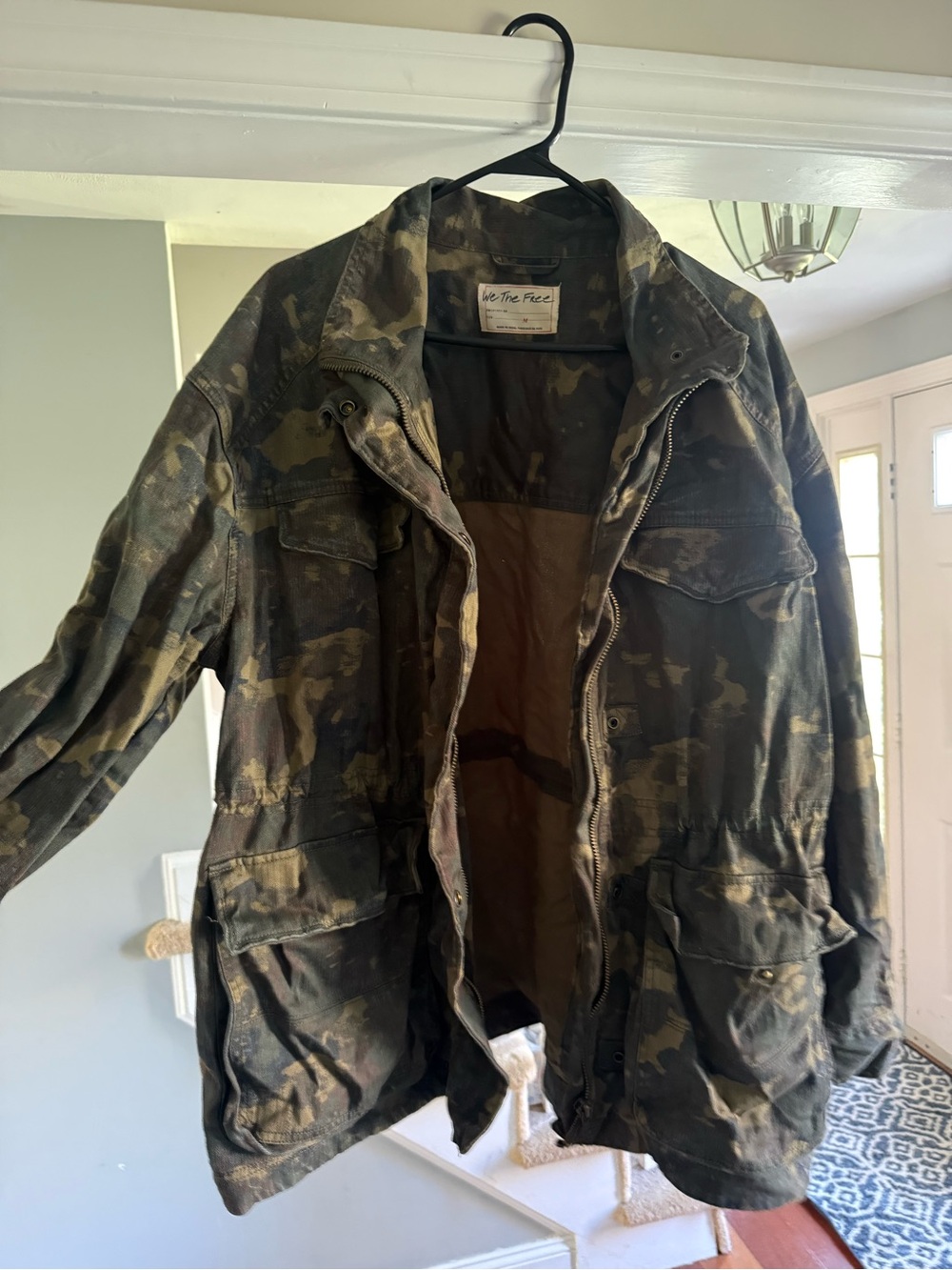 We The Free Arya Olive Camouflage Field Jacket - Women's Military Style